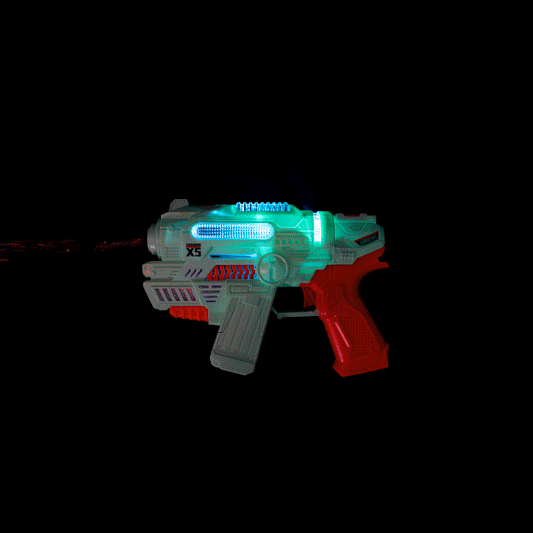 X5 Light Up Bubble Gun