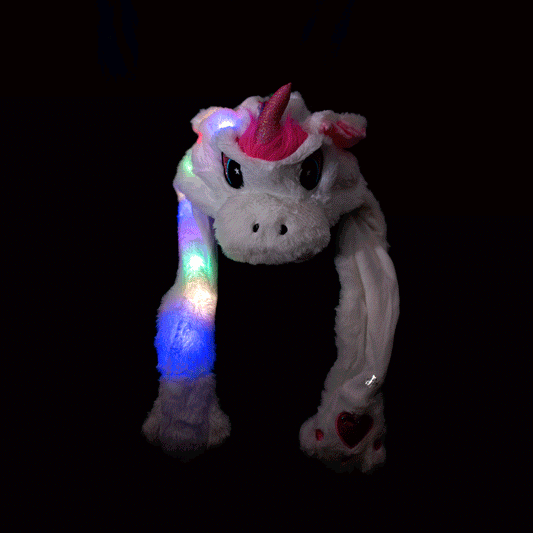 LED Fluffy Bunny unicorn Ears